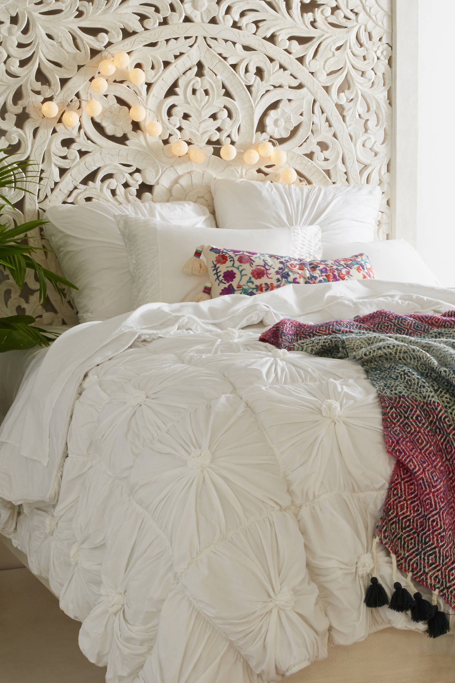 Organic Rosette Quilt | Anthropologie (US)