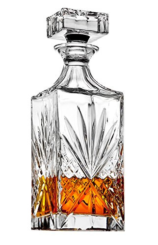 Lefonte Whiskey Decanter for Scotch, Liquor, Vodka, Wine or Bourbon - Irish Cut 750ml | Amazon (US)