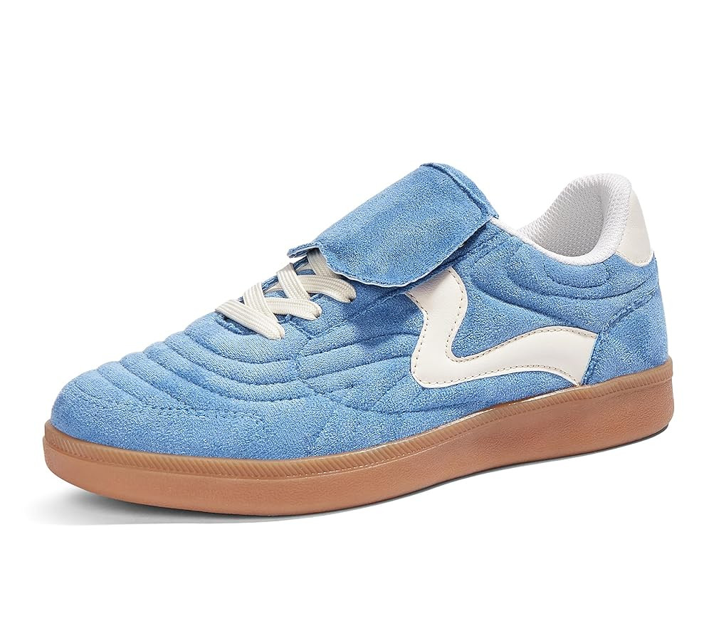 LUCKY STEP Women's Gum Sole Fashion Sneakers Classic Retro Fancy Casual Leisure Tennis Walking Sk... | Amazon (US)