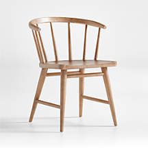 Pali Light Brown Wood Dining Chair | Crate & Barrel | Crate & Barrel