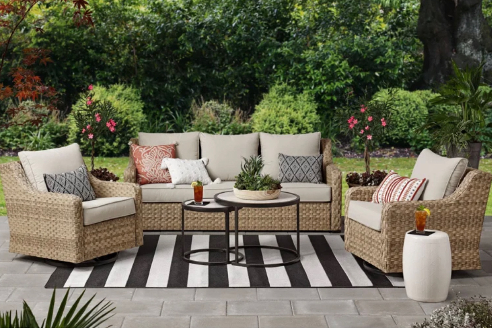 Best patio set from Walmart
Sofa, 2 tables, 2 chairs and covers!

#LTKsalealert #LTKSeasonal #LTKhome