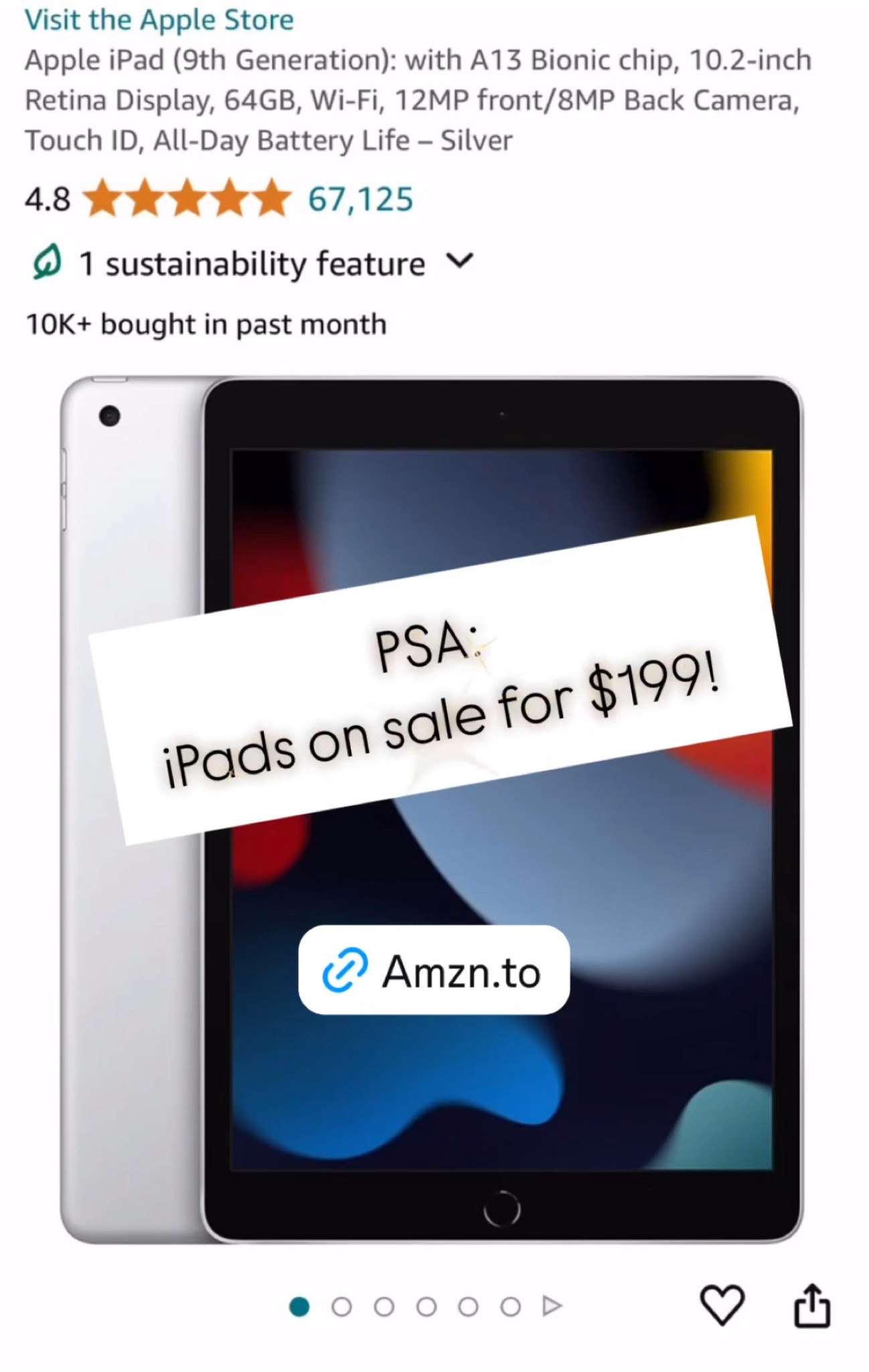 iPads on sale for $199! 40% off!

#LTKSaleAlert #LTKFamily #LTKKids