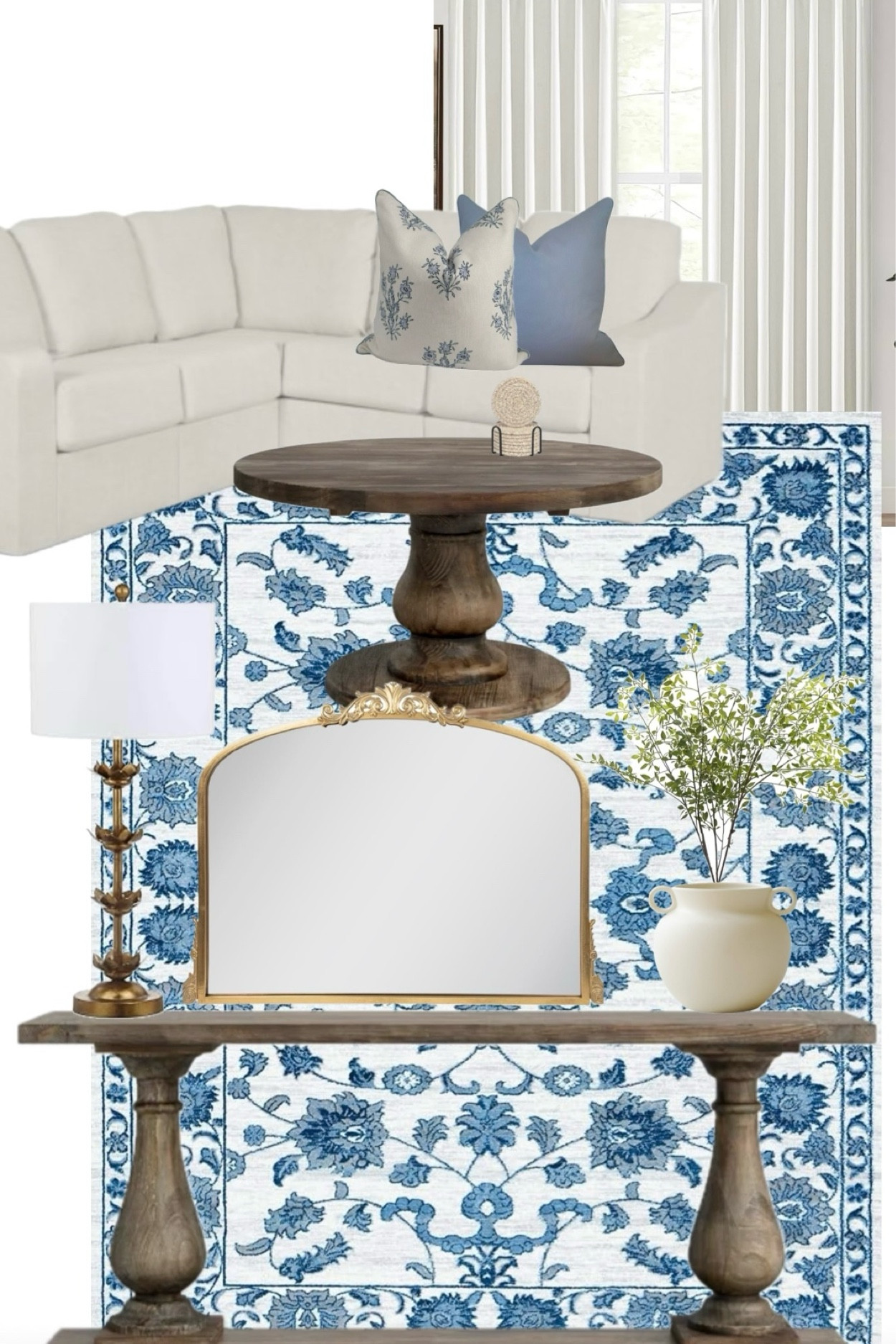 Planning on updating my living room in the spring. Definitely getting a new couch that’s washable and new rug. I already own the coffee table, console table, and mirror and LOVE them all. 

#LTKFindsUnder100 #LTKHome #LTKStyleTip