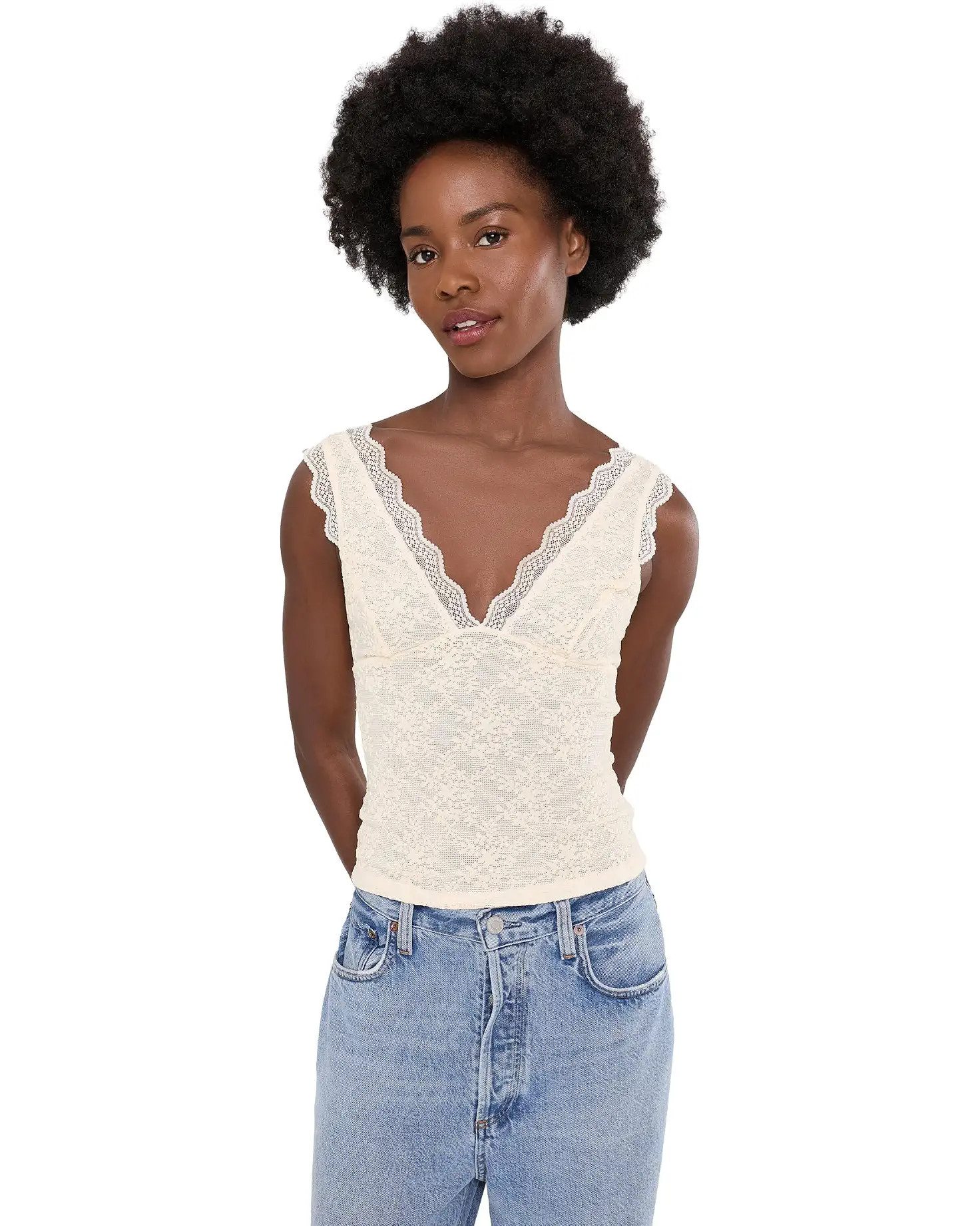 Women's Free People Loved You First Lace Cami | Zappos.com