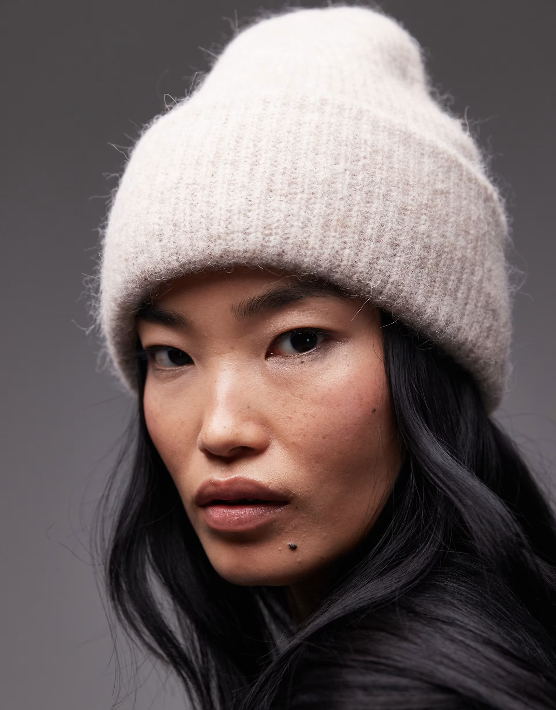 ARKET alpaca and wool beanie in off white | ASOS | ASOS (Global)
