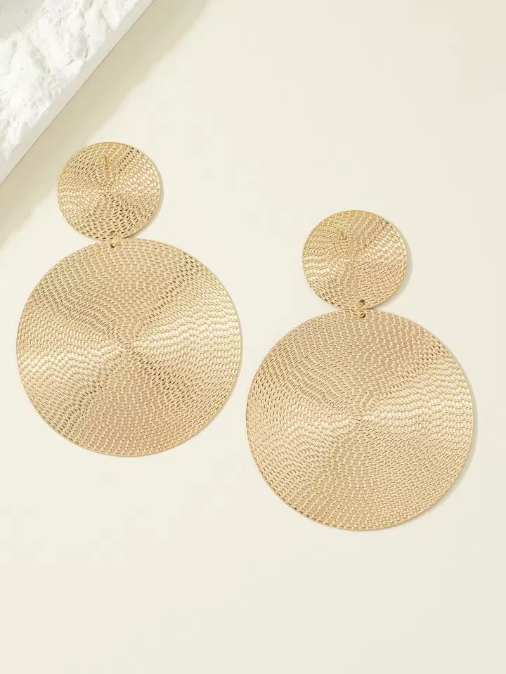 Round Decor Drop Earrings | SHEIN