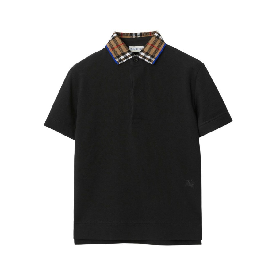 Burberry Kids Contrast Collar Short-Sleeved Polo Shirt | Jomashop.com & JomaDeals.com