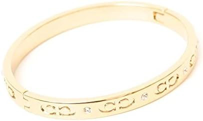 COACH Kissing C HINGED Bangle - Gold | Amazon (US)