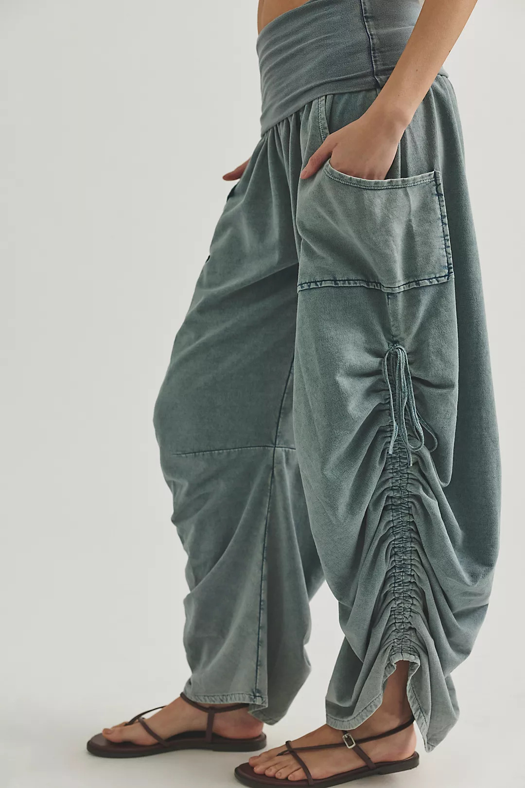 Sawyer Low-Rise Pull-On Knit Pants | Free People (Global - UK&FR Excluded)