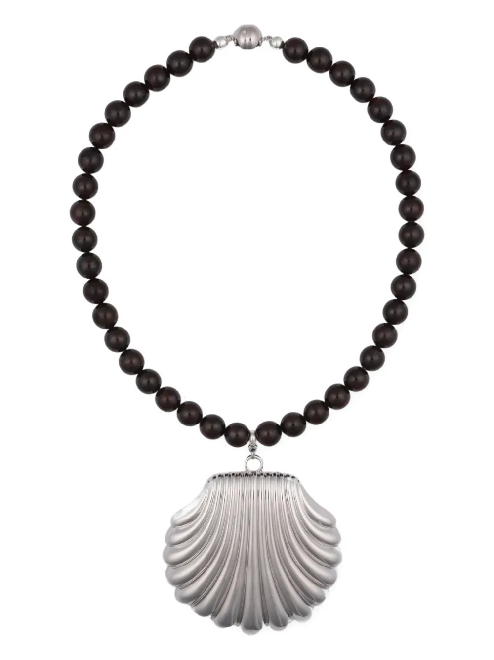 JULIETTA Holbox shell-pendant Necklace | Silver | FARFETCH UK | Farfetch Global
