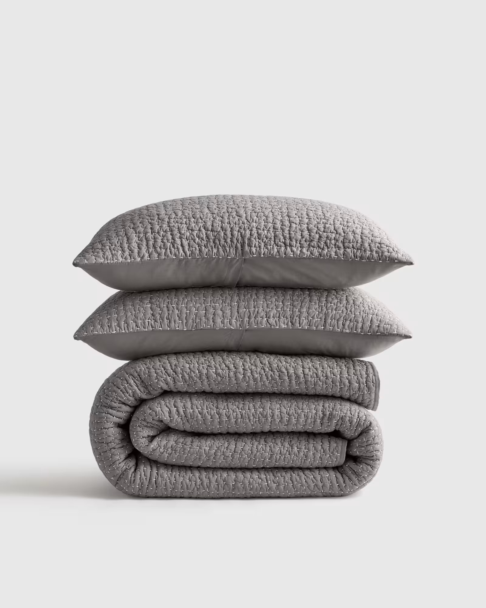 Organic Cotton Hand Stitched Quilt Set | Quince