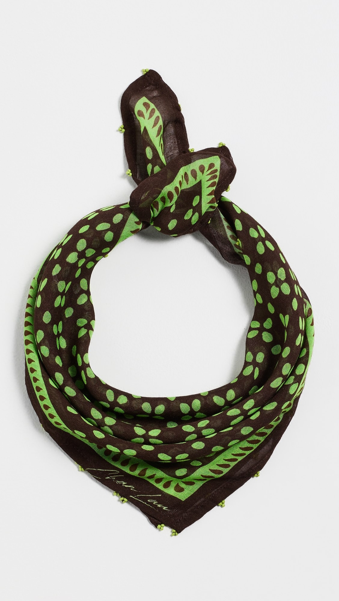 Beaded Floral Bandana | Shopbop