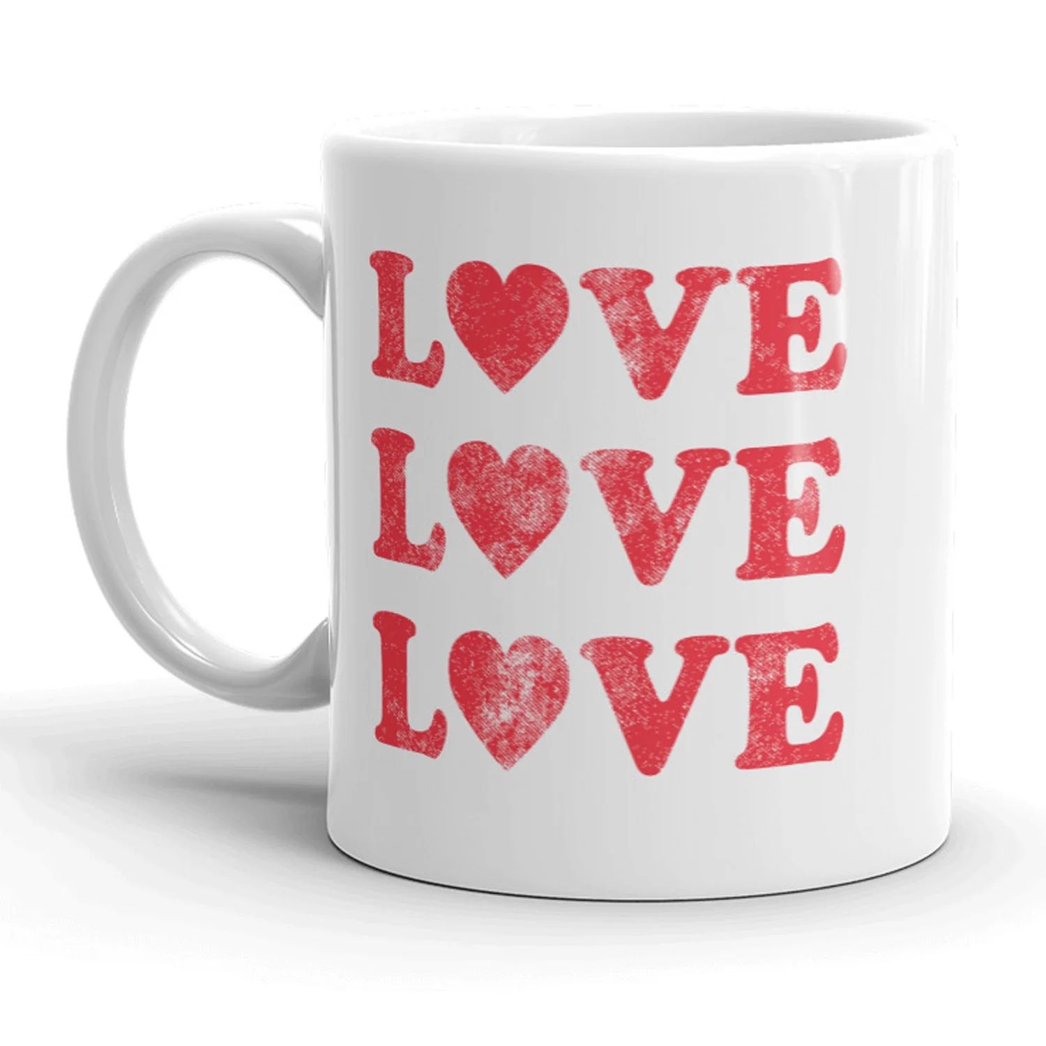 Love Love Love Mug Cute Valentines Day Coffee Cup - 11oz | Walmart (US)