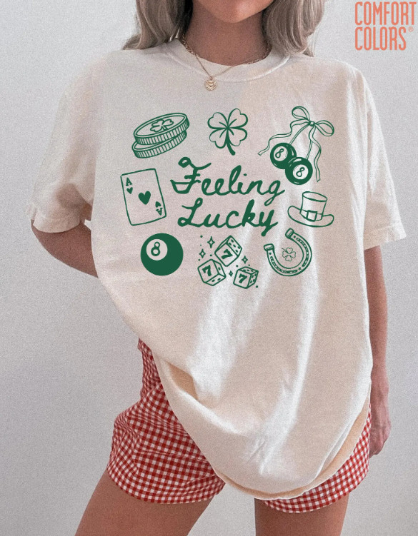 50% off!

Comfort Colors® Feeling Lucky Shirt, St Patricks Day T-Shirt St Patty's Day Shirt, St. Patrick’s Day Doodle Graphic Shirt etsy shop handmade tshirt st. patrick's day st patty's day  casual tshirt 

 #LTKSaleAlert