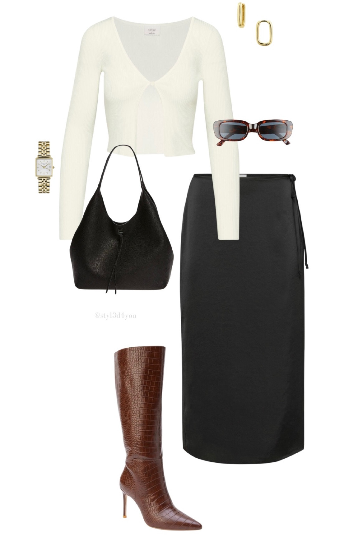 Top and skirt from aritzia 