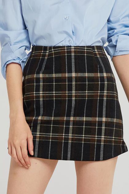 Jane Plaid Mini Skirt | Storets (Global)