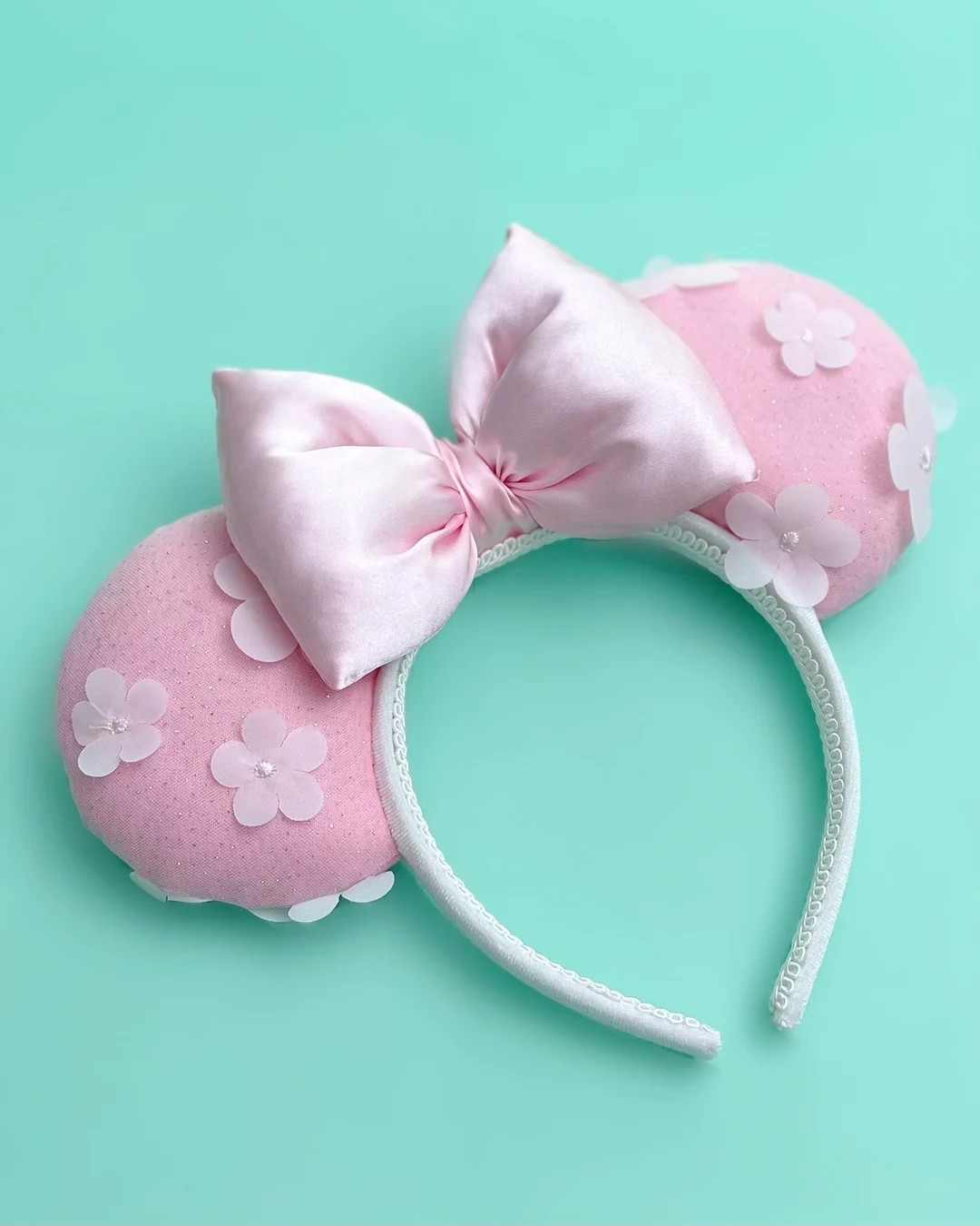 Pink Floral Mouse Ears | Etsy (US)