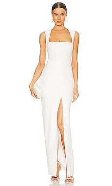 SOLACE London Sofia Maxi Dress in Cream from Revolve.com | Revolve Clothing (Global)