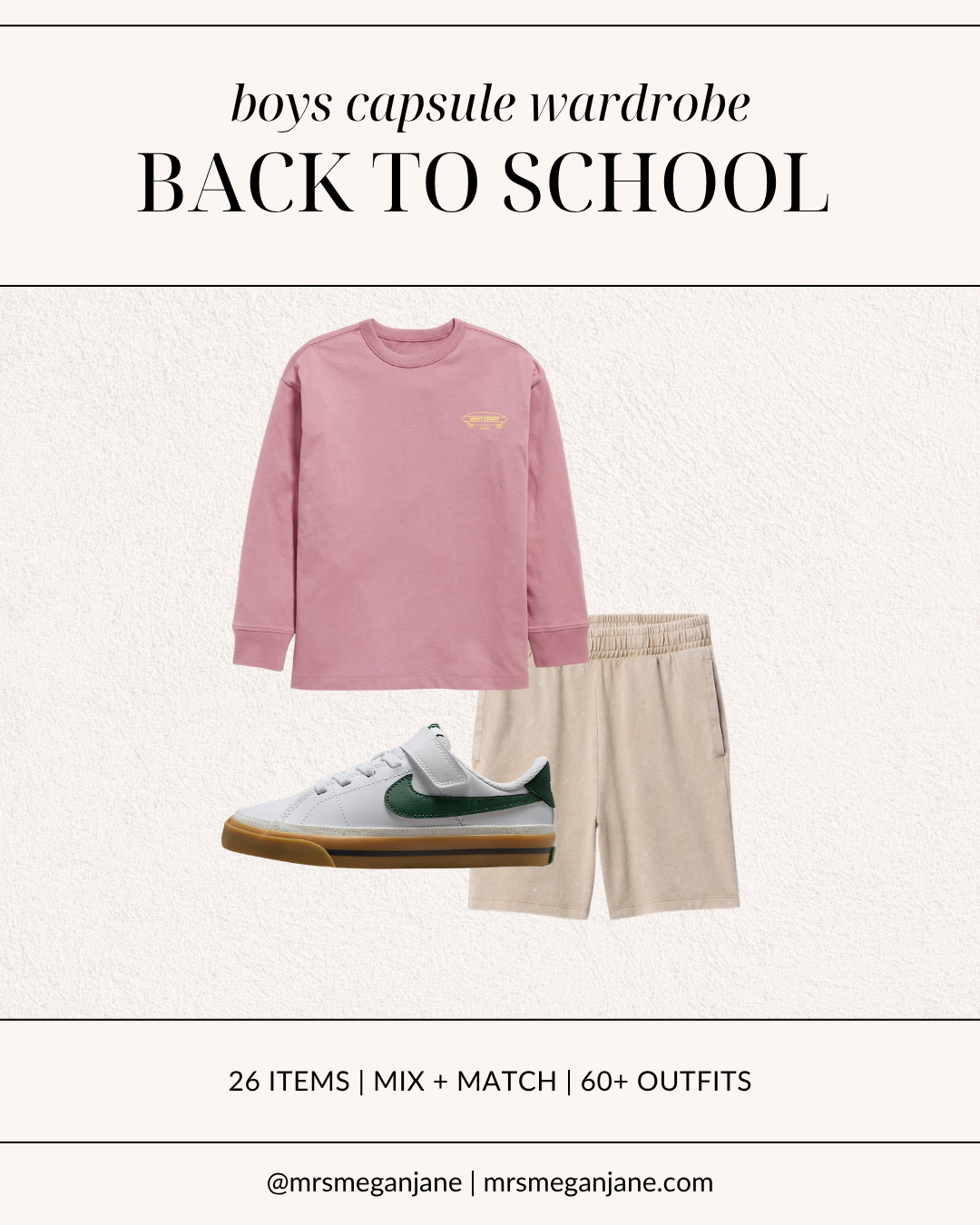 Boys Back-to-School Capsule Wardrobe 🍂 Easy outfits = stress-free mornings. I put together over 60 affordable, durable, and 3rd grade approved outfits 👏 

boys fall capsule, back to school outfits, capsule wardrobe for kids, fall style for boys 

 

#LTKSeasonal #LTKStyleTip #LTKKids