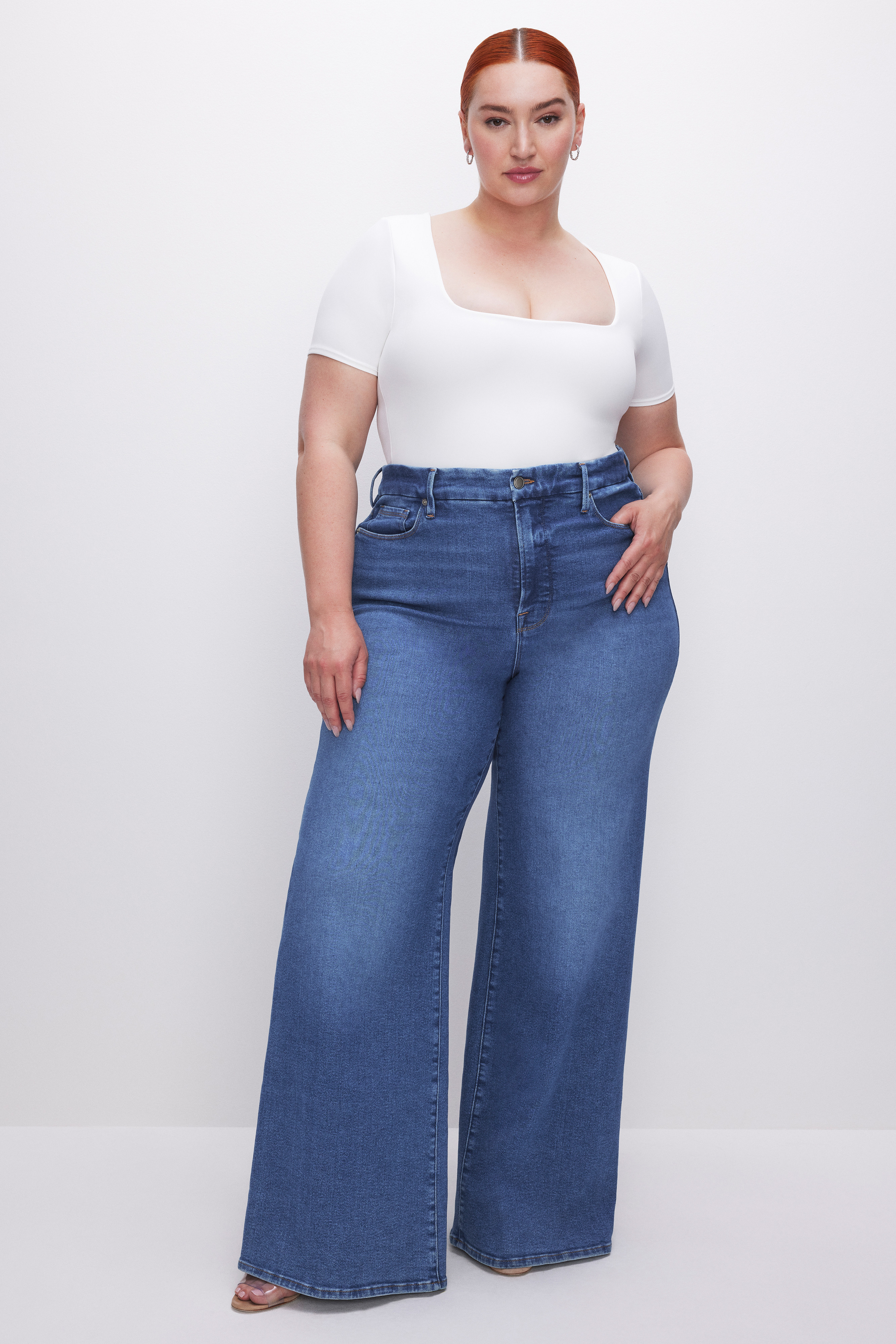 SCUBA SQUARE NECK BODYSUIT | Good American