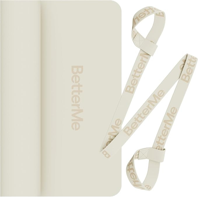 BetterMe Yoga Mat - Non-Slip Exercise Mat for Women - Cushioned Pilates Mat for Home Workouts, St... | Amazon (US)