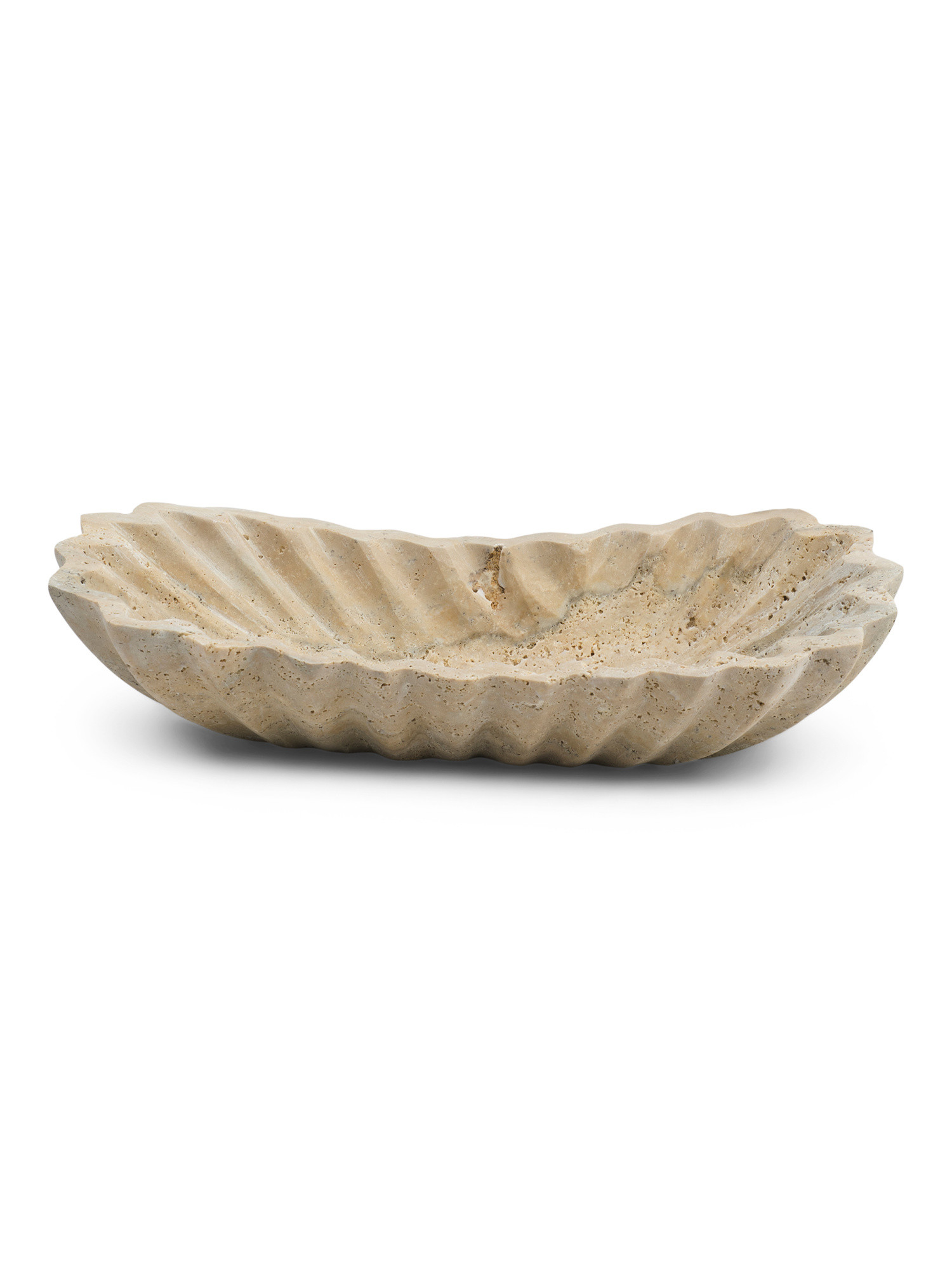 14x3 Travertine Bowl | TJ Maxx