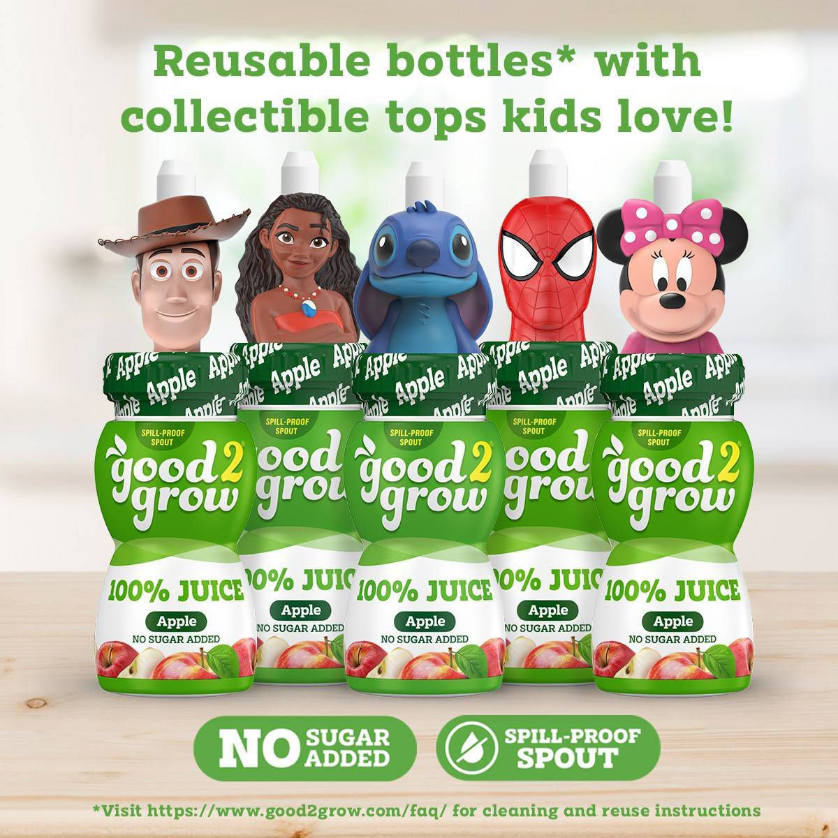 good2grow 100% Apple Juice - 6 fl oz Bottle | Target