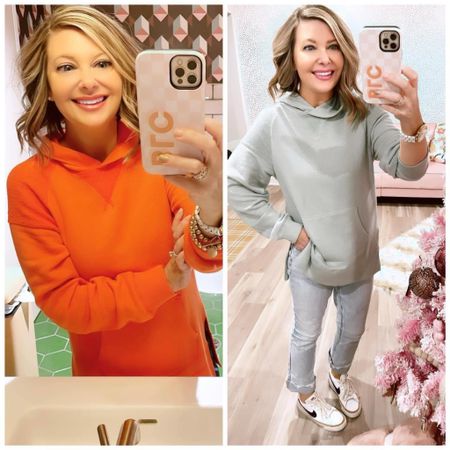 Only $15.50 today! 🙌This Terry hoodie is such a cutie and very soft! Lightweight for spring and summer!Comes in several colors too! Price formulates in cart. (Reg. $45) I’m wearing an XS

Xo, Brooke

#LTKSeasonal #LTKstyletip #LTKGiftGuide