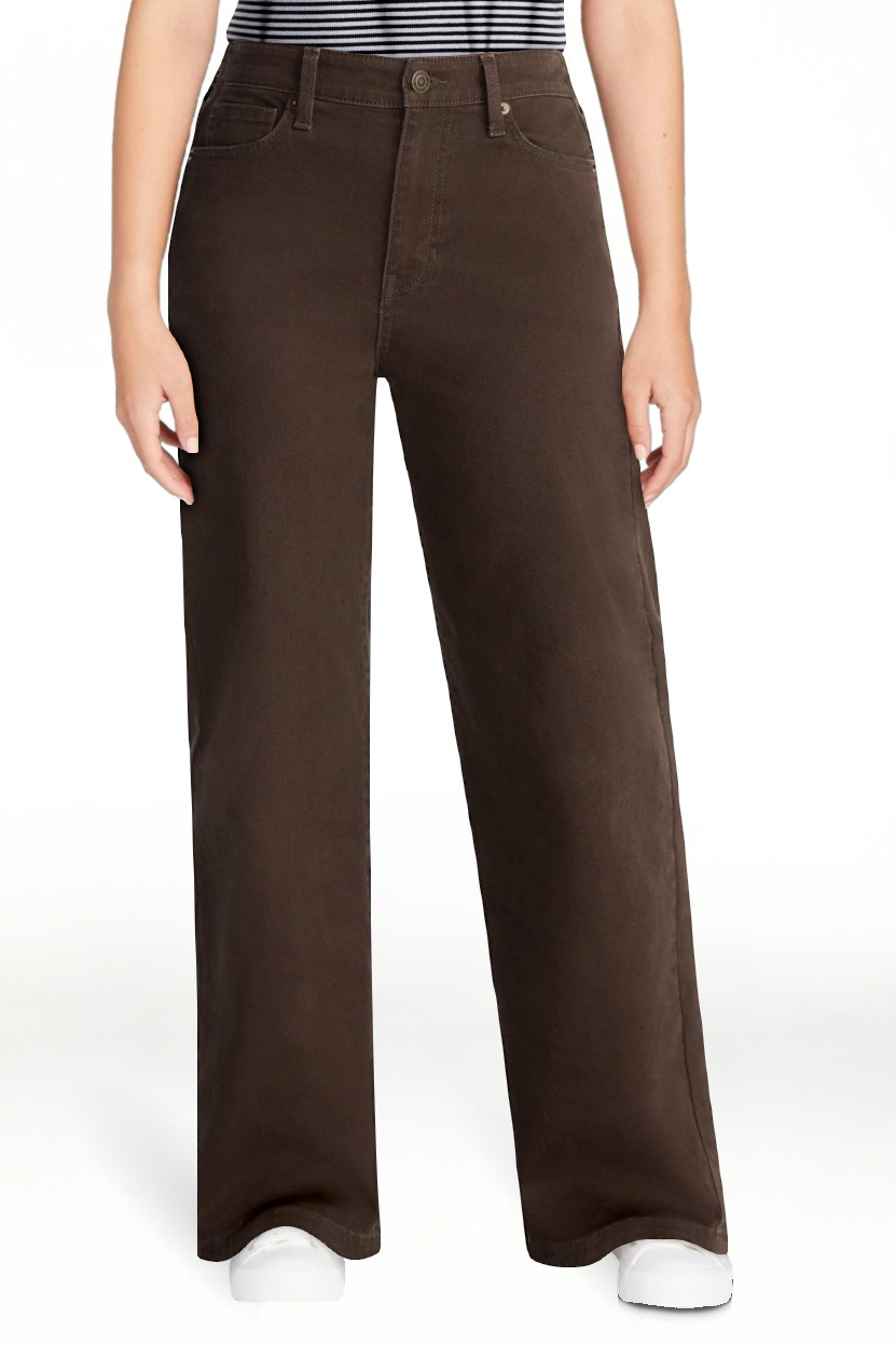 No Boundaries High Rise Baggy Wide Leg Jeans, 30'' Inseam, Women's and Women's Plus, Sizes XXS-4X | Walmart (US)