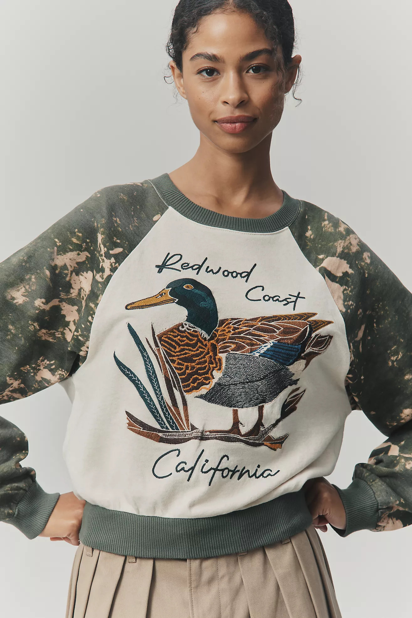 The Niki Bubble Sweatshirt by Pilcro | Anthropologie (US)