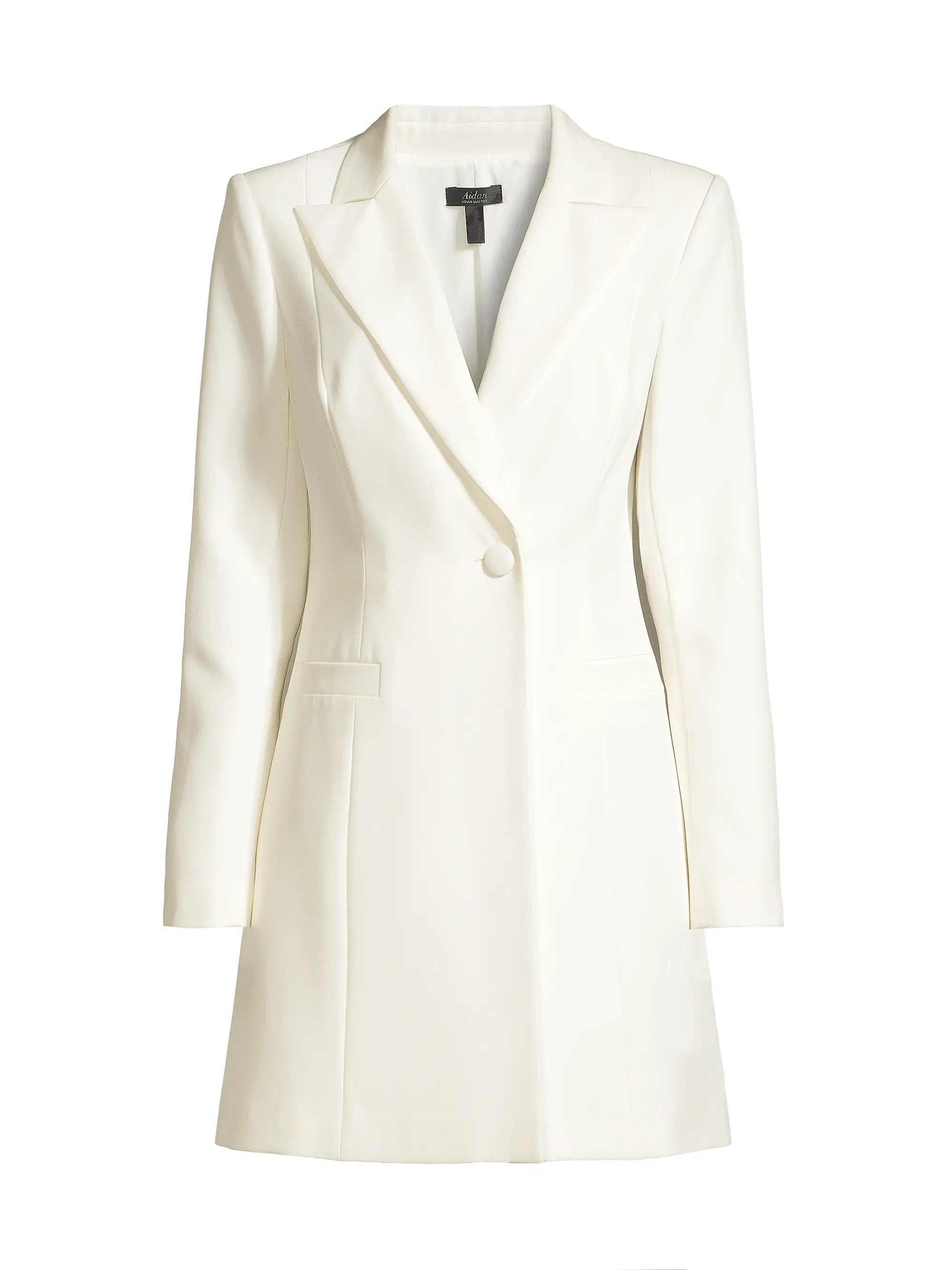 Tuxedo Crepe Minidress | Saks Fifth Avenue