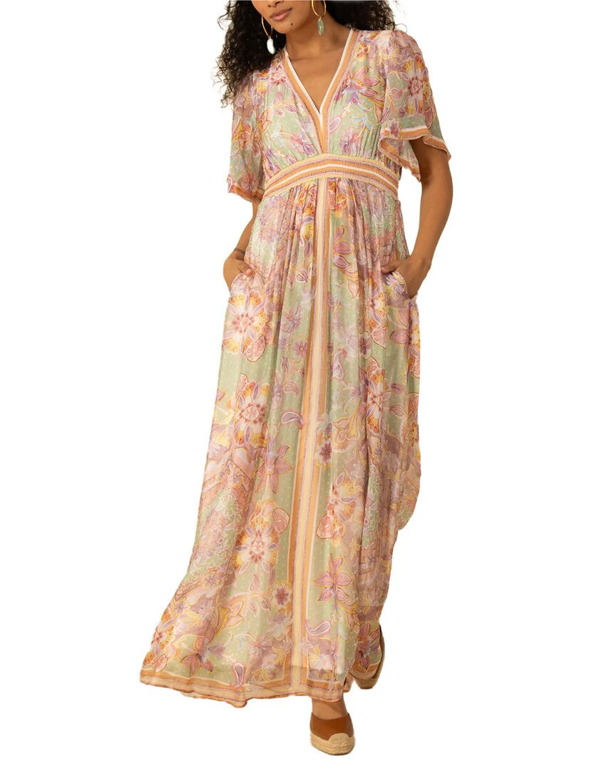 Hale Bob Jaliyah Silk-Blend Maxi Dress | Shop Simon