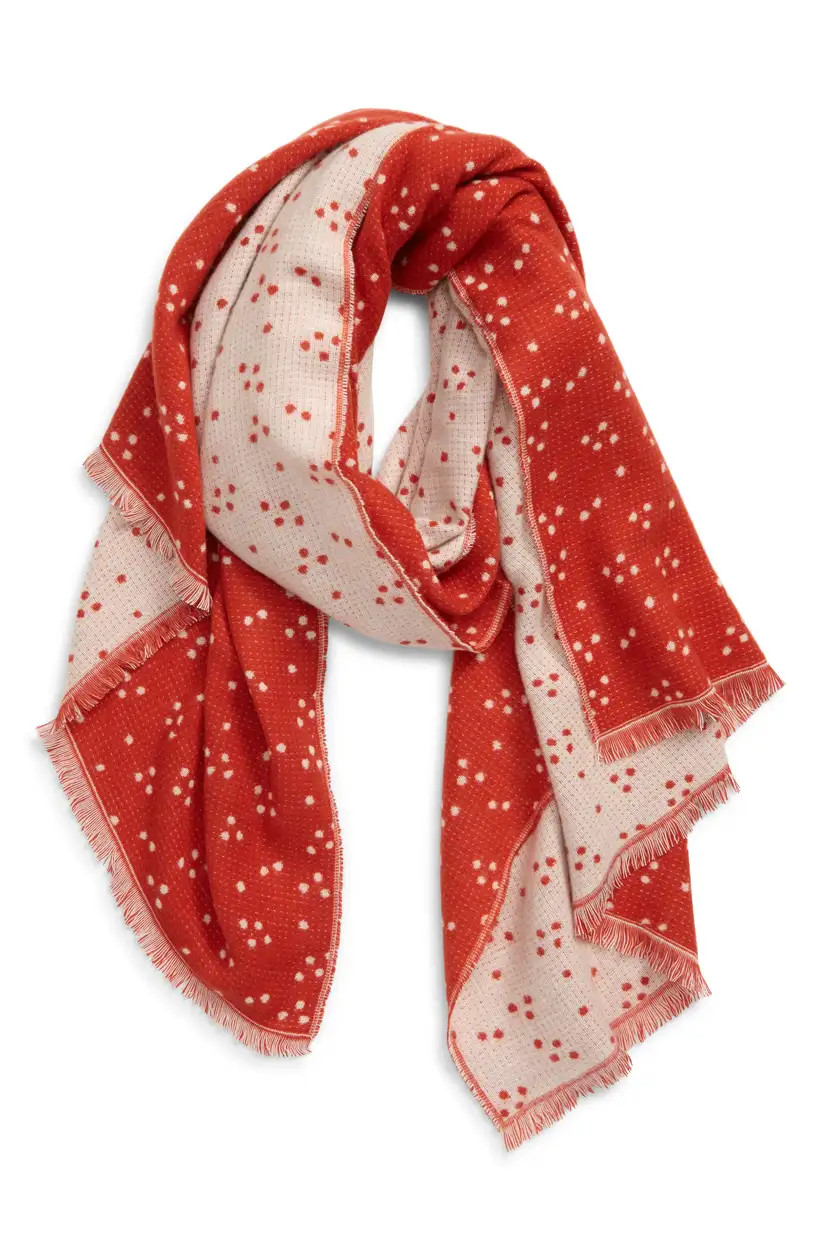 Madewell Jacquard Dot Scarf | Nordstrom