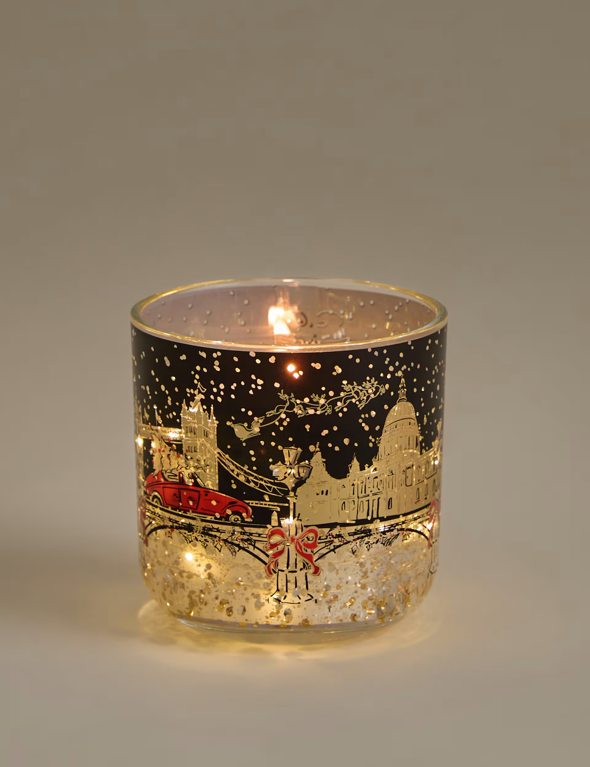 Mandarin Clove & Cinnamon Townhouse Light Up Candle | Marks & Sparkle™ | M&S | Marks & Spencer (UK)