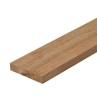 RELIABILT 1-in x 4-in x 8-ft Unfinished Cedar Board | Lowe's