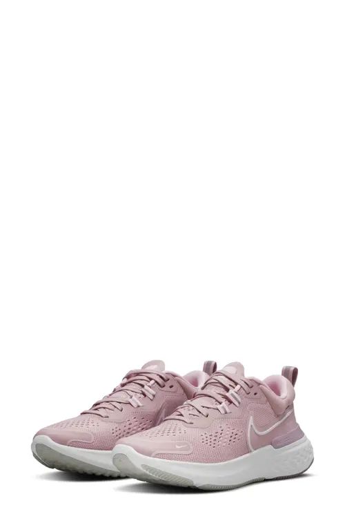 Nike React Miler 2 Running Shoe in Plum Chalk/White/Pink Foam at Nordstrom, Size 9 | Nordstrom