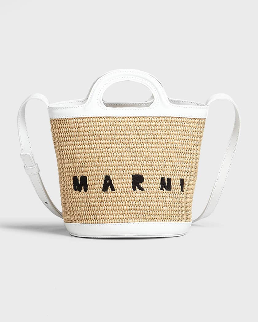 Marni Mini Logo Basket Bucket Tote Bag | Neiman Marcus