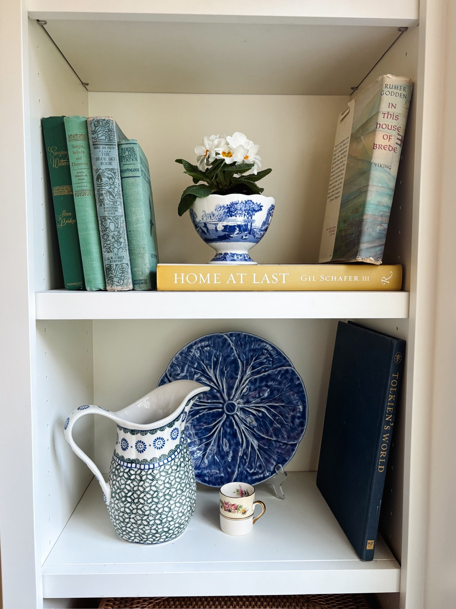 Blue and white footed bowl for spring blooms 💐 

#LTKSeasonal #LTKHome #LTKSaleAlert