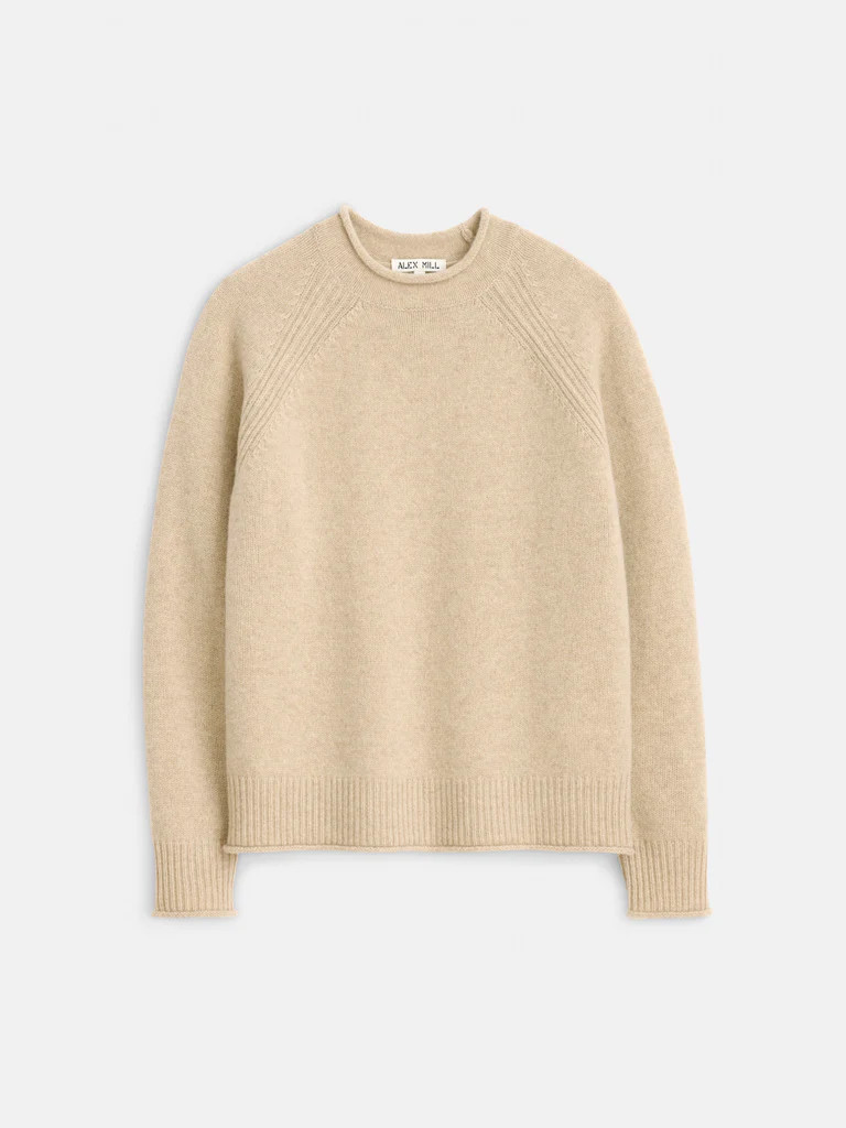 Freja Roll Neck Sweater in Merino Wool | Alex Mill