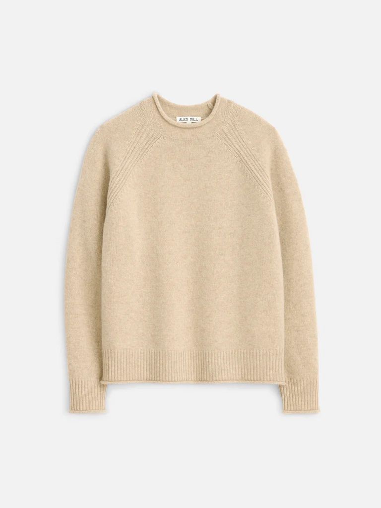 Freja Roll Neck Sweater in Merino Wool | Alex Mill