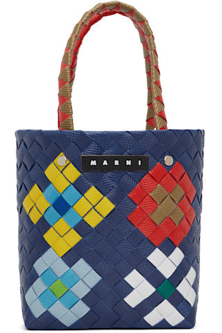 Marni - Kids Black Blossom Macro Tote | SSENSE