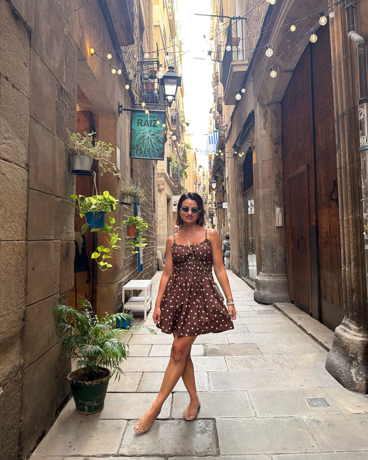 Twirling my way through Europe in all my favorite vacation outfits! This brown and white polka dot dress was perfect for a day out and about with family! 🤎

#LTKootd #LTKSeasonal