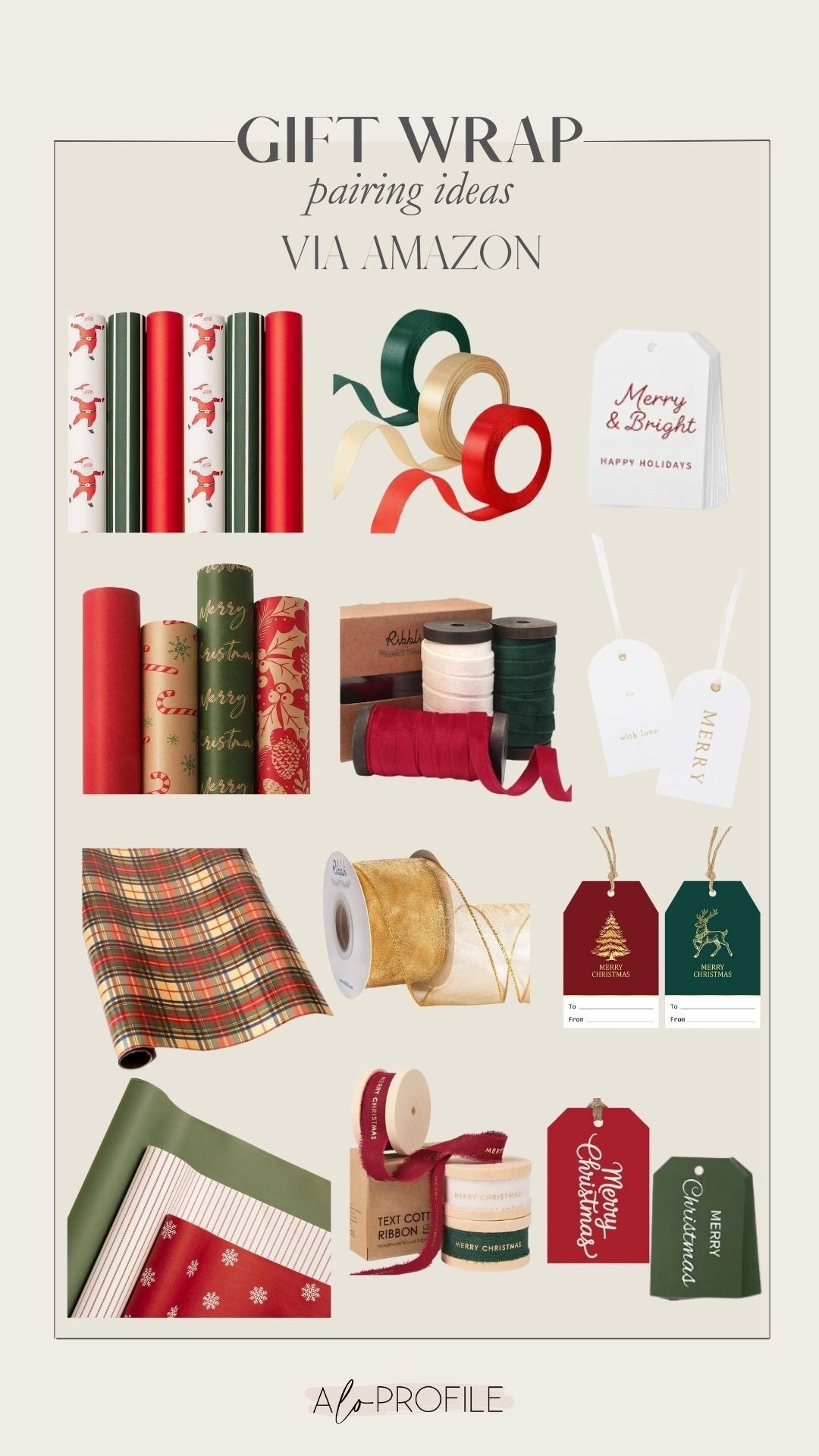 Amazon Holiday Gift Wrap Essentials // Holiday gifts, holiday gifting, gift wrap, Christmas gift wrap, wrapping paper, Christmas wrapping paper, holiday gift wrap, holiday gifting supplies, holiday ribbons, holiday gift bags

#LTKHoliday