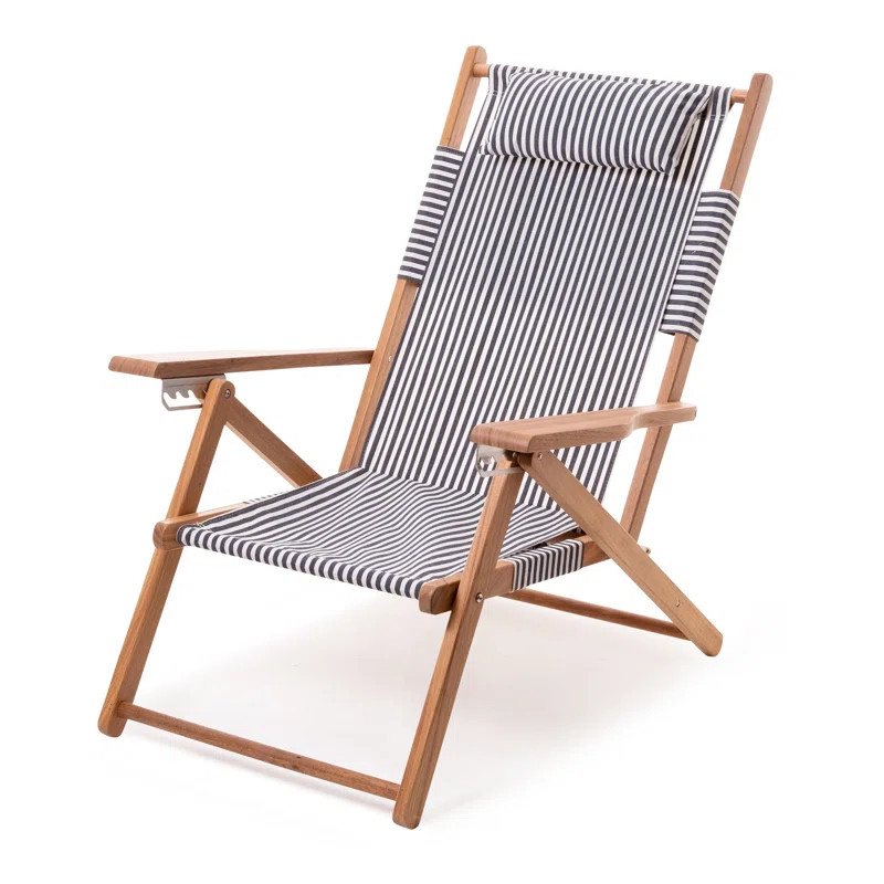 Amaad Reclining Beach Chair with Cushion | Wayfair North America