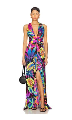 Luli Fama Neon Nights Maxi Dress in Multicolor from Revolve.com | Revolve Clothing (Global)