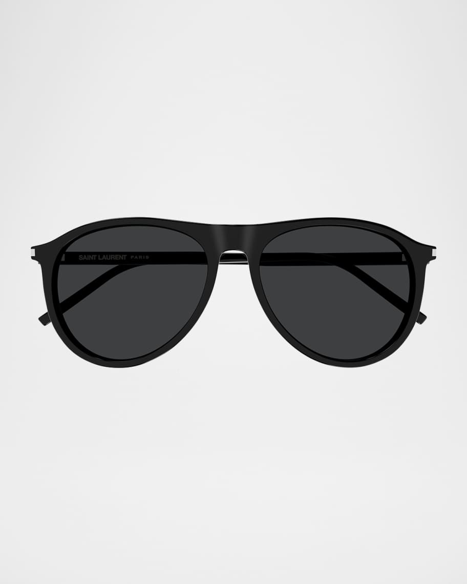 Men's Sl 667 Acetate Oval Sunglasses | Neiman Marcus