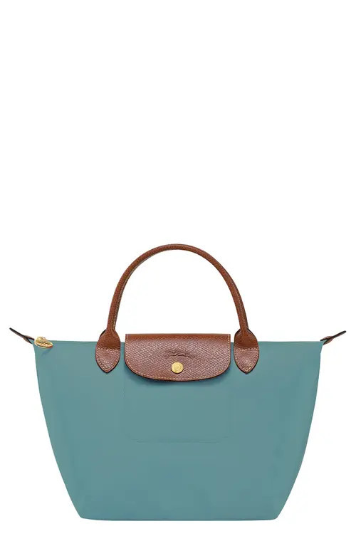 Longchamp Small Le Pliage Original Top Handle Bag in Eucalyptus at Nordstrom | Nordstrom