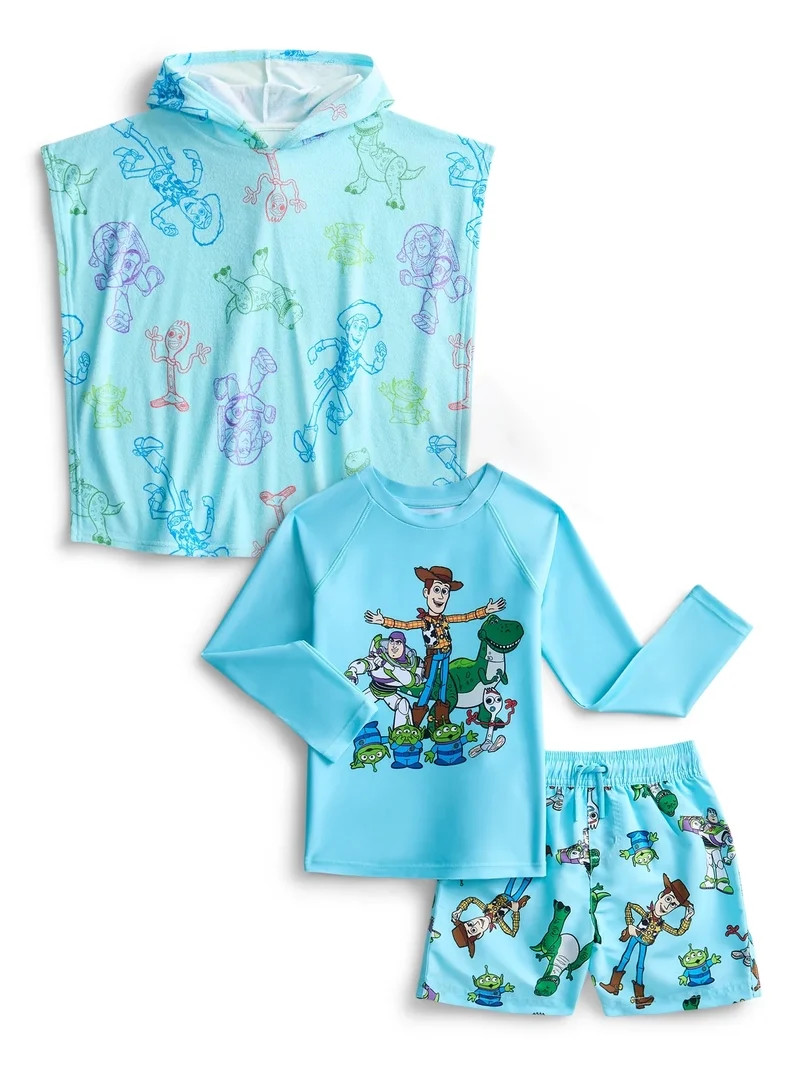 Toy Story Toddler Boys Swim Set, 3-Piece, Sizes 12M-5T | Walmart (US)