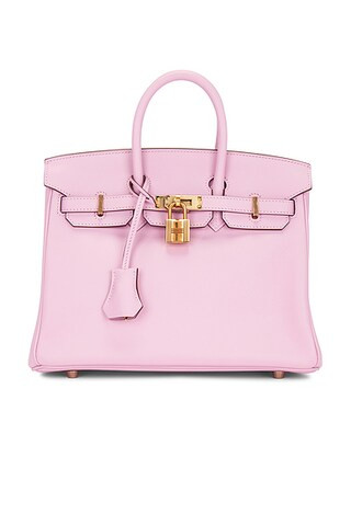 FWRD Renew Hermes Swift Birkin 25 Handbag in Mauve | FWRD | FWRD 