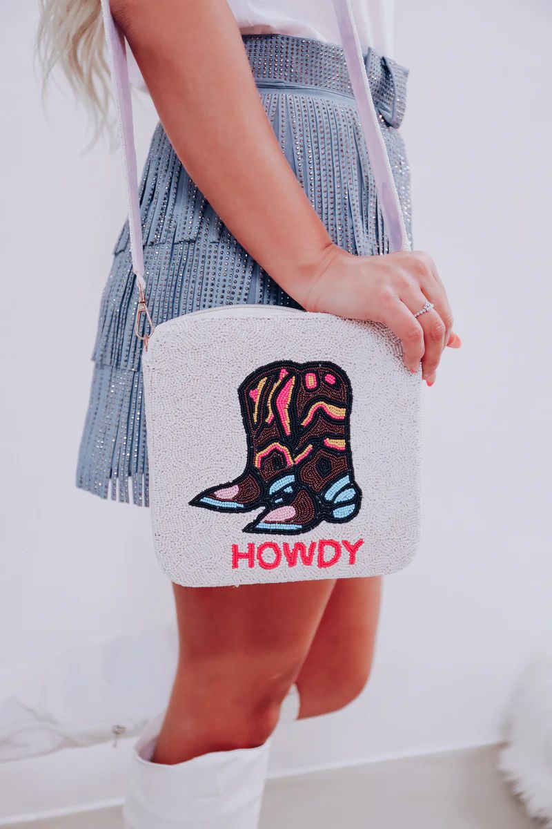 Howdy Beaded Bag | Whiskey Darling Boutique